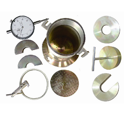 CBR equipment with collar and perforted base