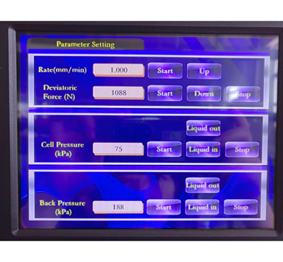 TSZ-1A/3A/6A Strain-Controlled Triaxial Test Apparatus with Touch Screen